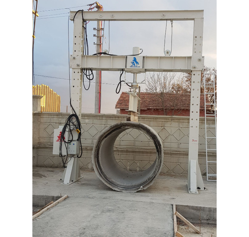 Beton Boru Test Presi 500 kN